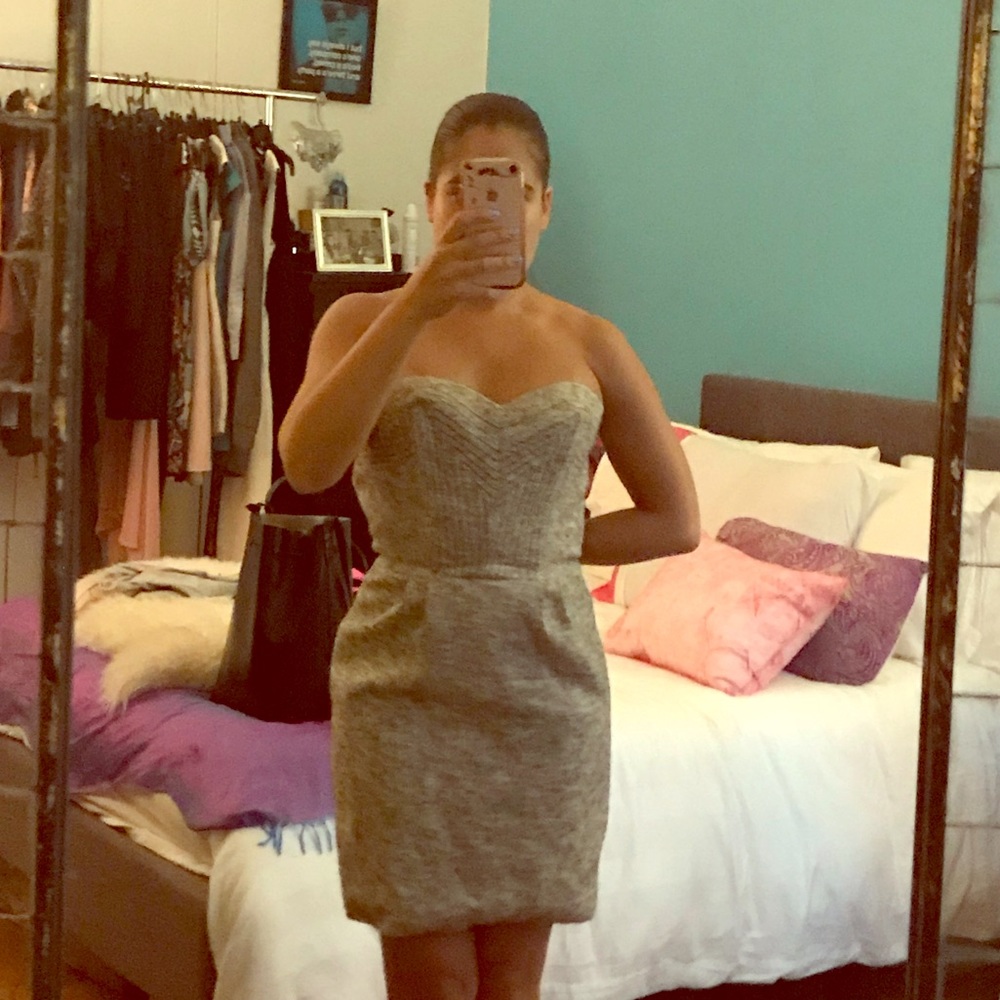 Tweed size 0 Rebecca Minkoff strapless dress